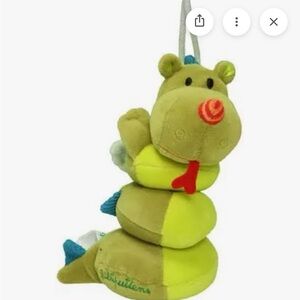 Lilliputiens Dancing Walter Plush Vibrating Pull Baby Toy Lime Belgium Company